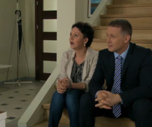 M jak miłość odc. 1088. Marysia (Małgorzata Pieńkowska), Artur (Robert Moskwa)