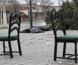 Pułk Azow pokazał zniszczenia