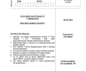 Matura 2013 biologia p. podstawowy