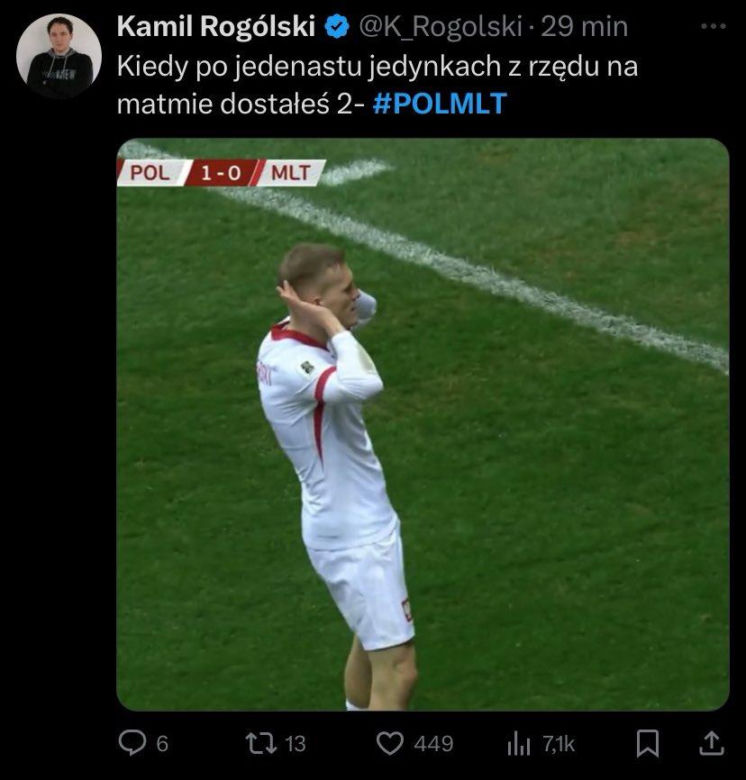 Polska - Malta: Memy i reakcje z internetu