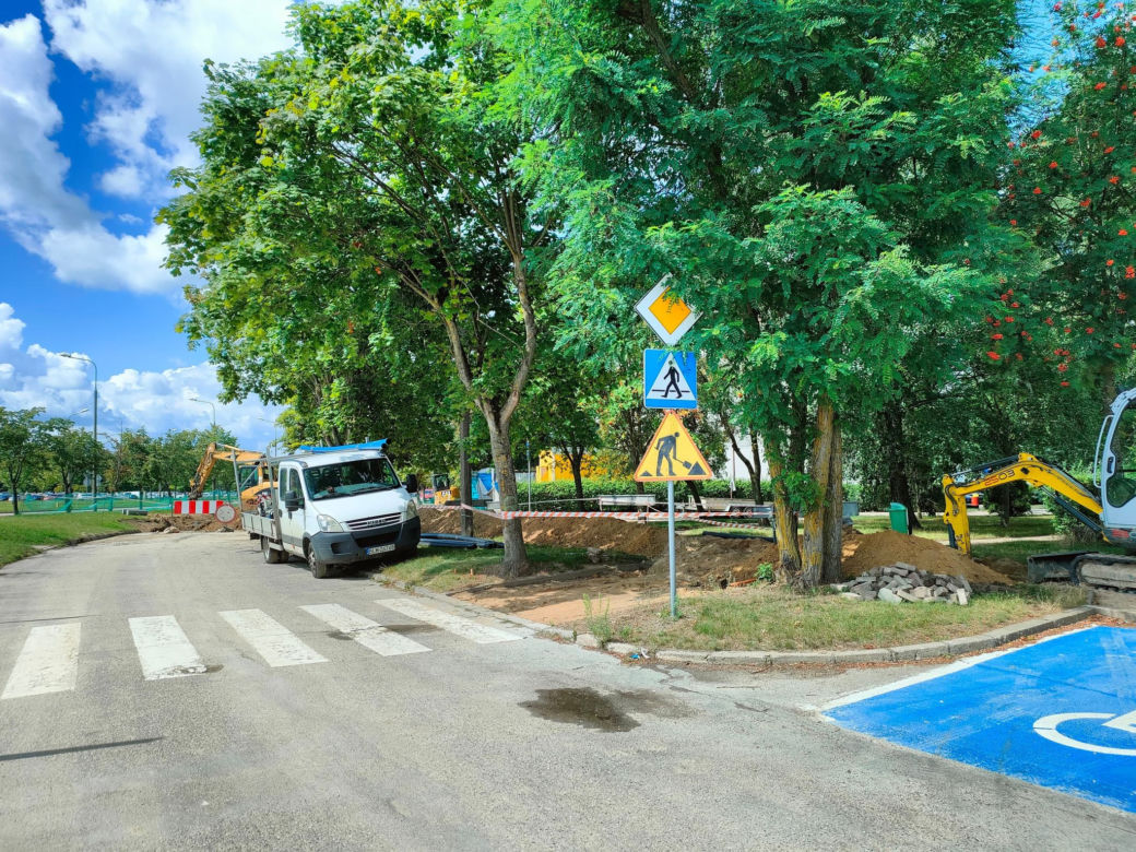 Remont ul. Kasztelańskiej w Łomży. Zaglądamy na plac budowy