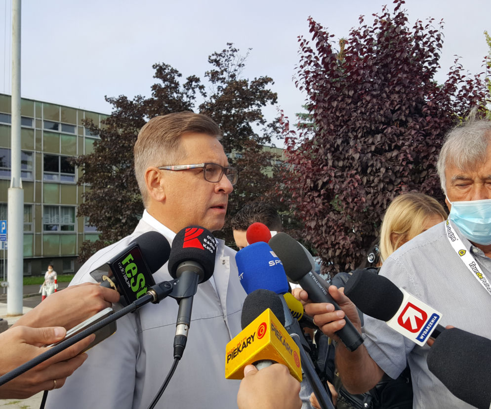 Konferencja na temat stanu zdrowia Fabio Jakonsena w Sosnowcu 