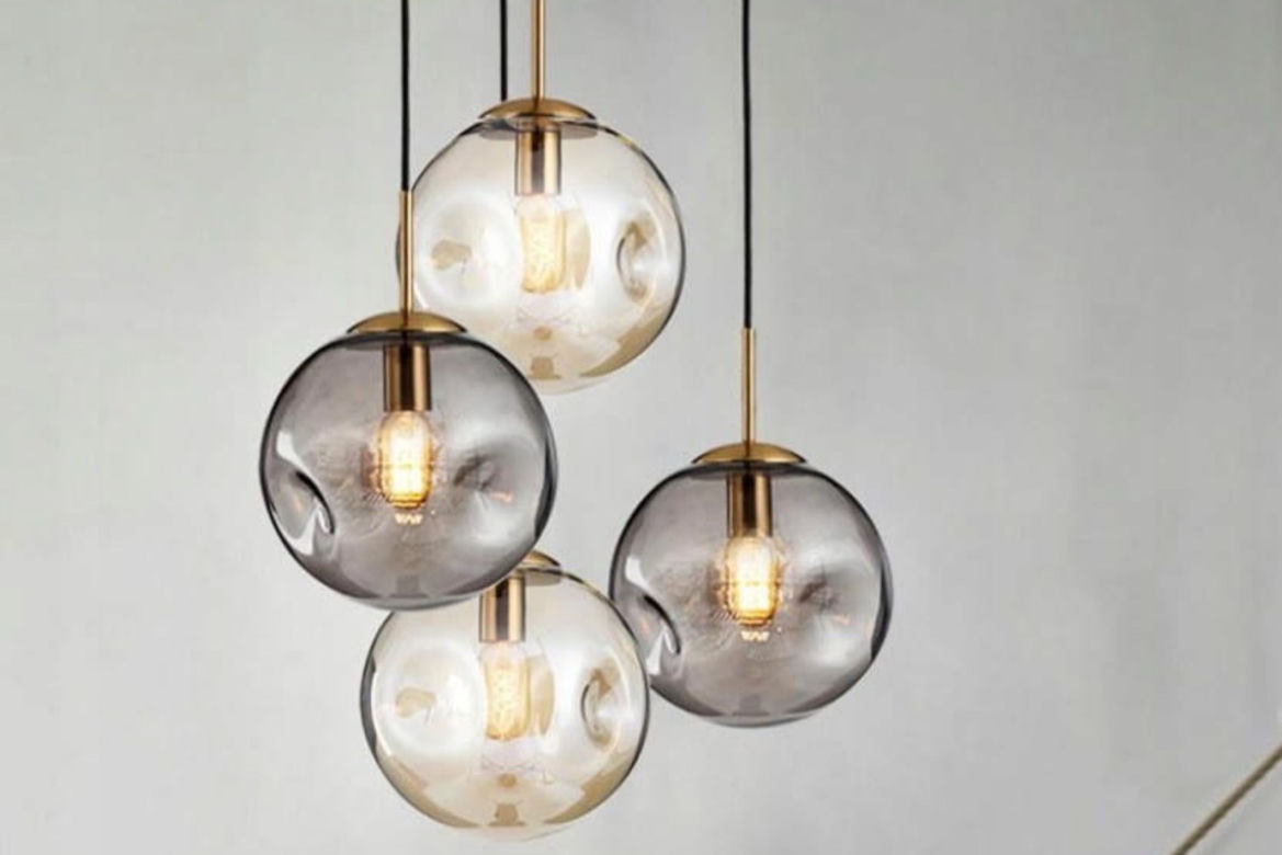 Szklane lampy