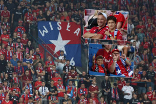 Dużo zdjęć kibiców z meczu Wisła Kraków - Wisła Płock