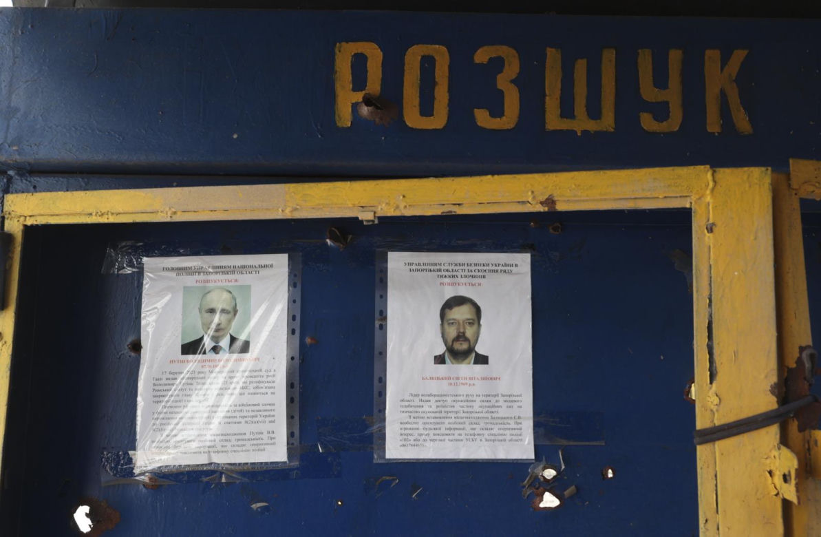 Orichiw w obwodzie zaporoskim na Ukrainie po ataku Rosjan