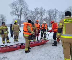 Strażackie ćwiczenia
