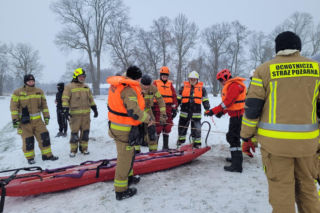 Strażackie ćwiczenia