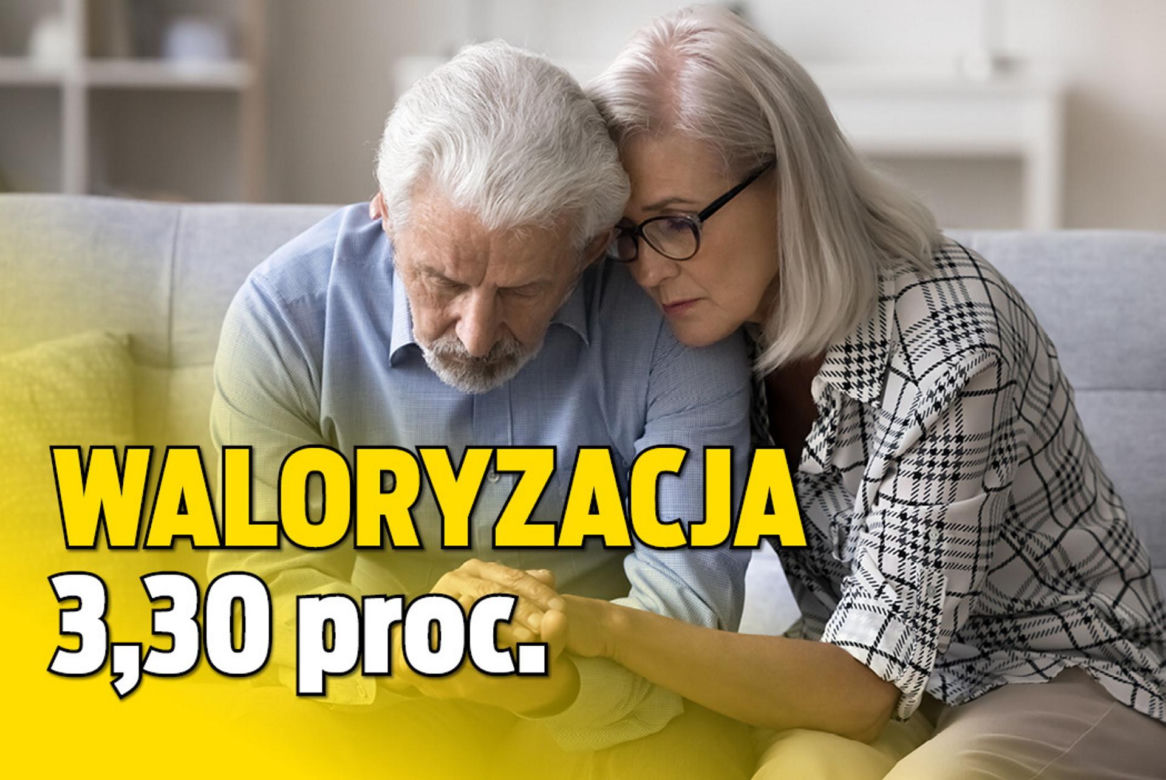 Waloryzacja 3,30 proc.
