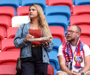 Górnik Zabrze - Lech Poznań: Zdjęcia kibiców i zawodników z meczu 8. kolejki PKO BP Ekstraklasy