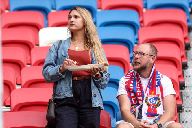 Górnik Zabrze - Lech Poznań: Zdjęcia kibiców i zawodników z meczu 8. kolejki PKO BP Ekstraklasy