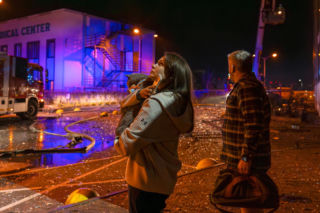 Nocny atak na Kijów! Wielkie eksplozje, płoną bloki