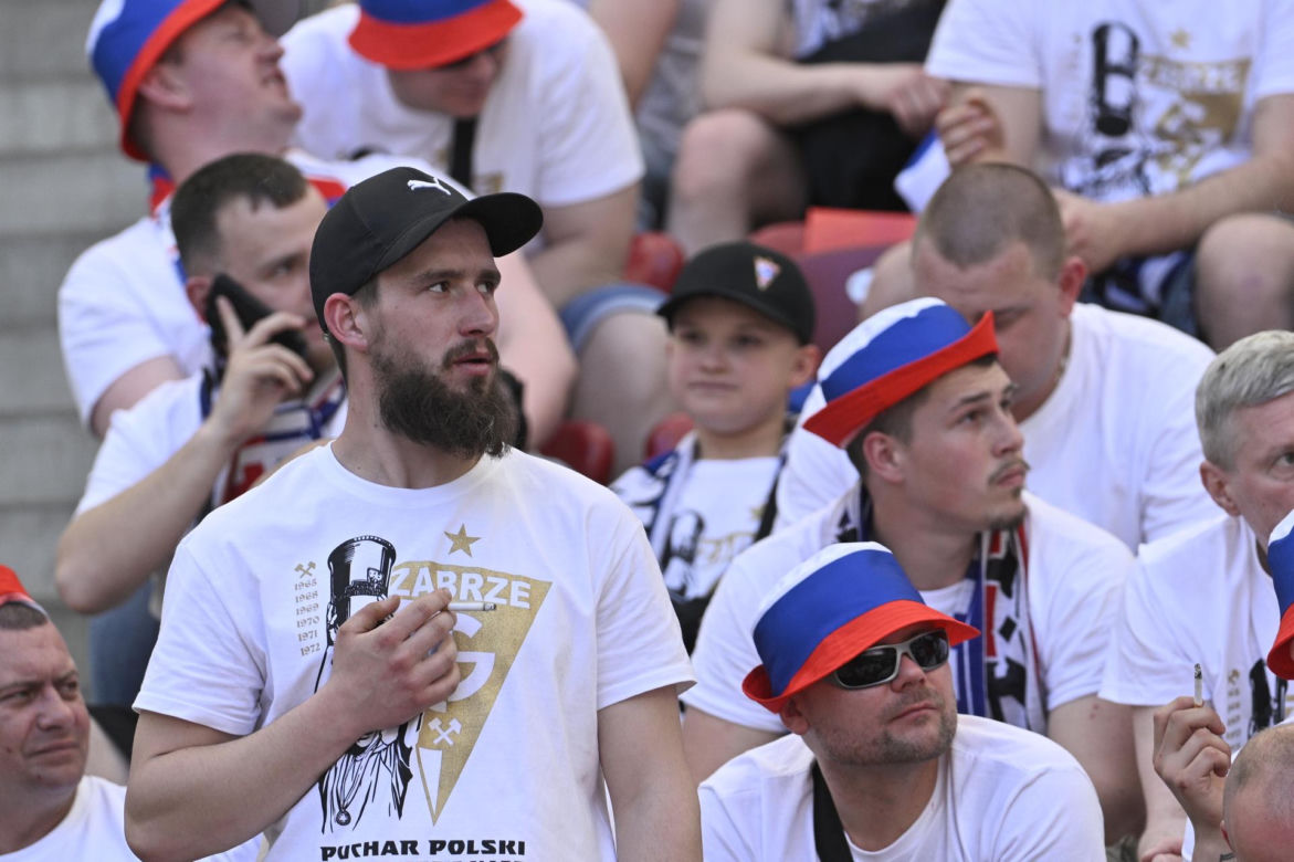 Kibice na finale Pucharu Polski: Górnik - Raków