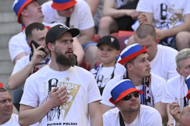 Kibice na finale Pucharu Polski: Górnik - Raków