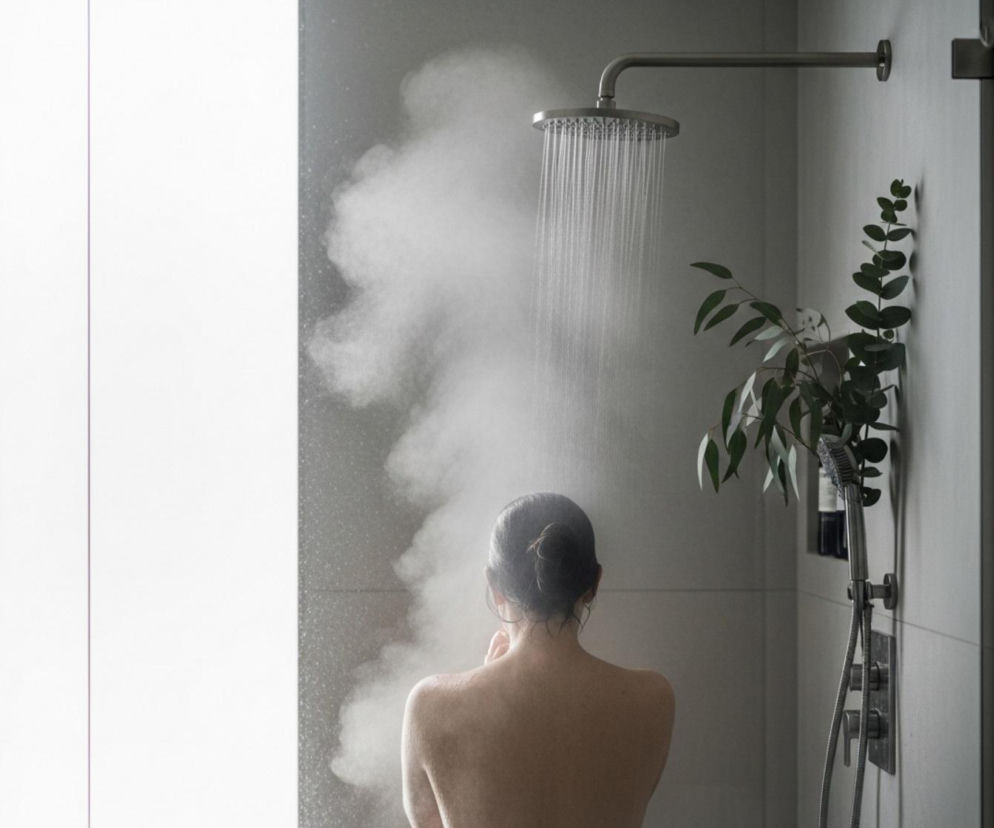 eukaliptus pod prysznicem