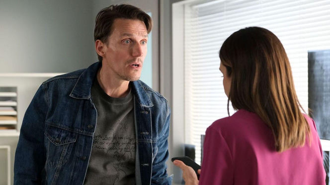 M jak miłość odc. 1891. Aneta (Ilona Janyst), ojczym Franka (Marcin Sitek)