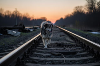 Pies Boro uciekł po katastrofie kolejowej. Co dzieje się z ukochanym kundelkiem?