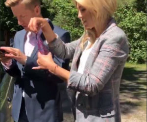 M jak miłość po wakachah. Paweł (Rafał Mroczek), Julka (Joanna Kuberska)