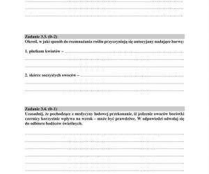 Matura próbna 2020 biologia, str.4
