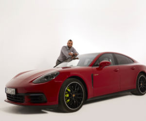 Marcin Gortat w Porsche Panamera 4 E-Hybrid