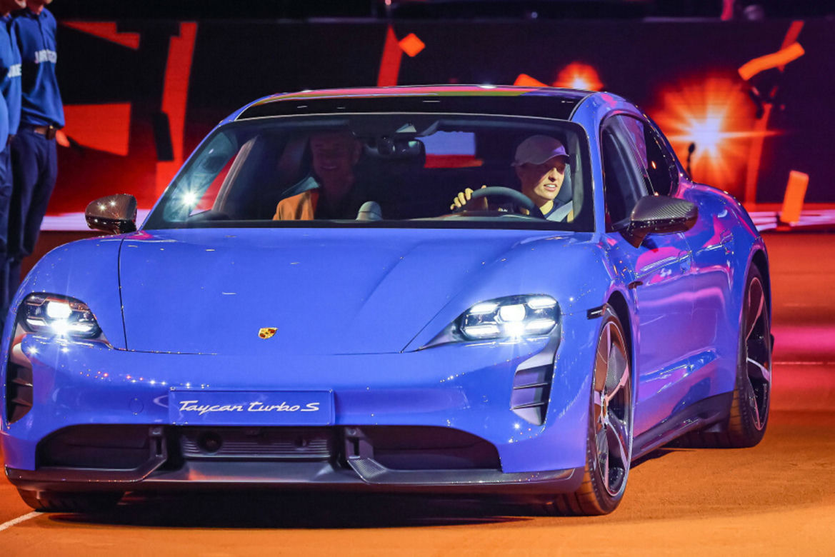 Iga Świątek i Porsche