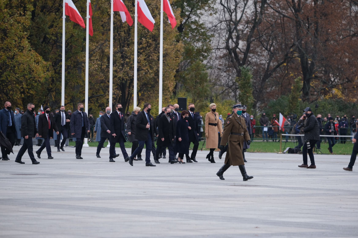 Agata Duda na Święcie Niepodległości