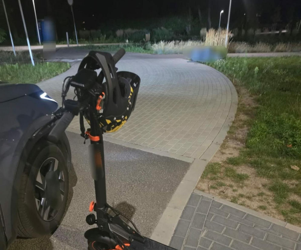 Wyjechał e-hulajnogą na ulice Starachowic. Zapłacił 2500 zł mandatu