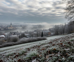 Sanok zamarza 20.11.2025. Czy to koniec jesieni?