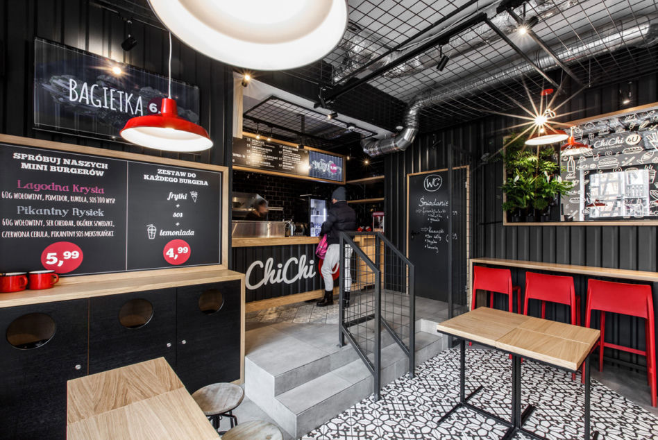ChiChi 4U - industrialne wnętrze projektu mode:liny