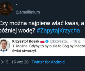 Hasztag #zapytajBosaka bije rekordy popularności w sieci. Zobaczcie najlepsze MEMY!  [GALERIA]