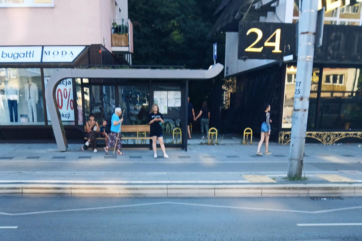 Wysuszone "zielone przystanki"