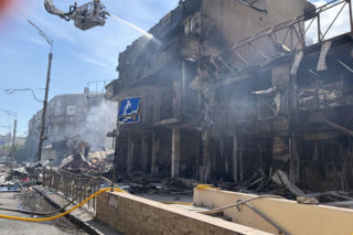 Rosyjski atak na Kijów. Potworne zniszczenia [24.05.2026]