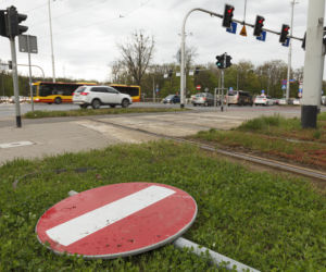 Remont skrzyżowania ul. Milenijnej i Popowickiej we Wrocławiu 