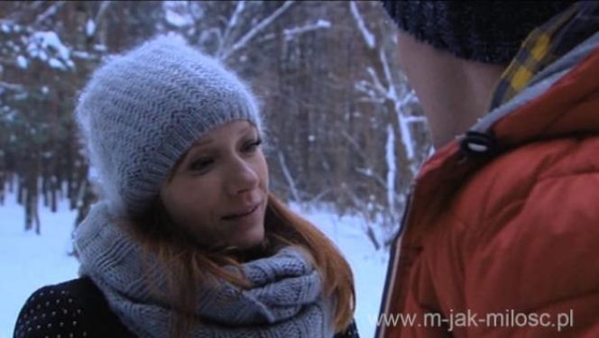 M jak MIŁOŚĆ odc. 994. Agnieszka (Magdalena Walach), Marcin (Mikołaj Roznerski)