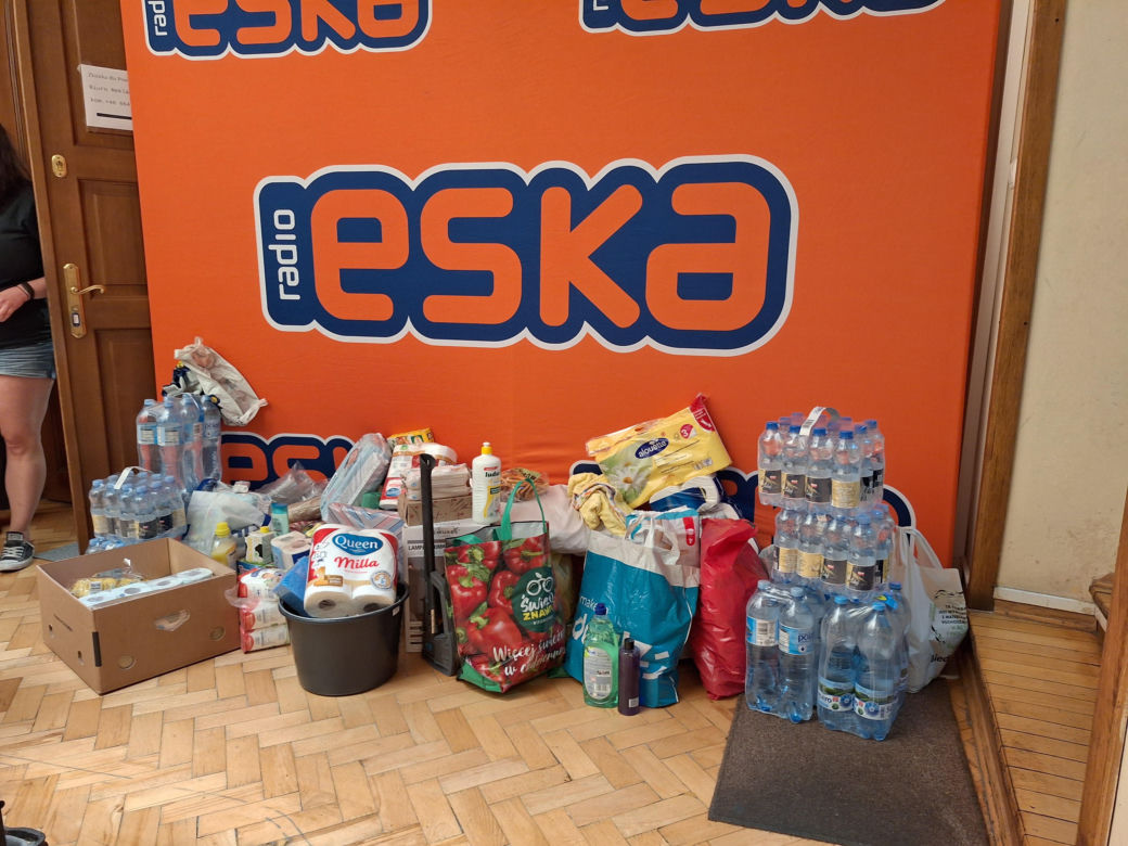 Ogólnopolska zbiórka dla powodzian Radia Eska