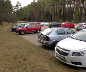Parking leśny w Ogrodniczkach pod Białymstokiem