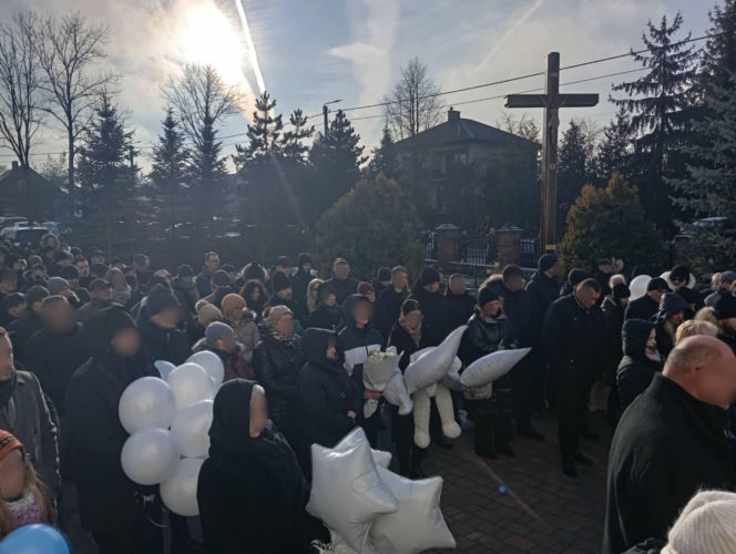 Pogrzeb Ireny Rupińskiej i jej wnuczka