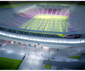 Stadion pilkarski w Szczecinie