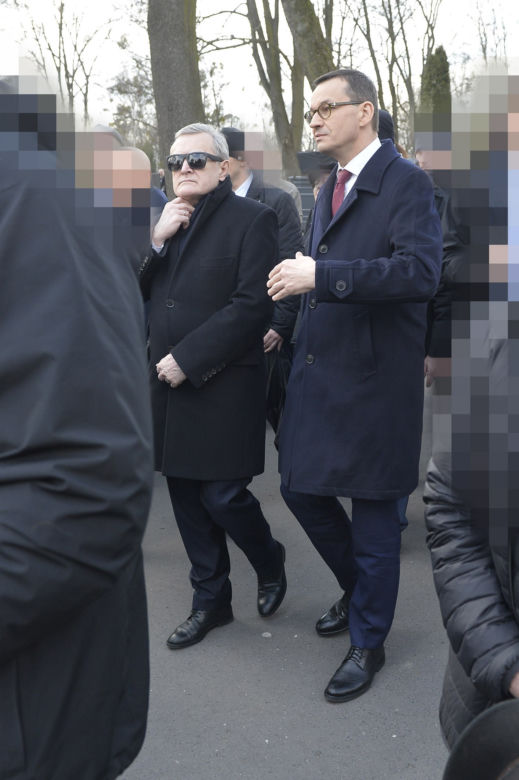 Politycy na pogrzebie Pawła Królikowskiego