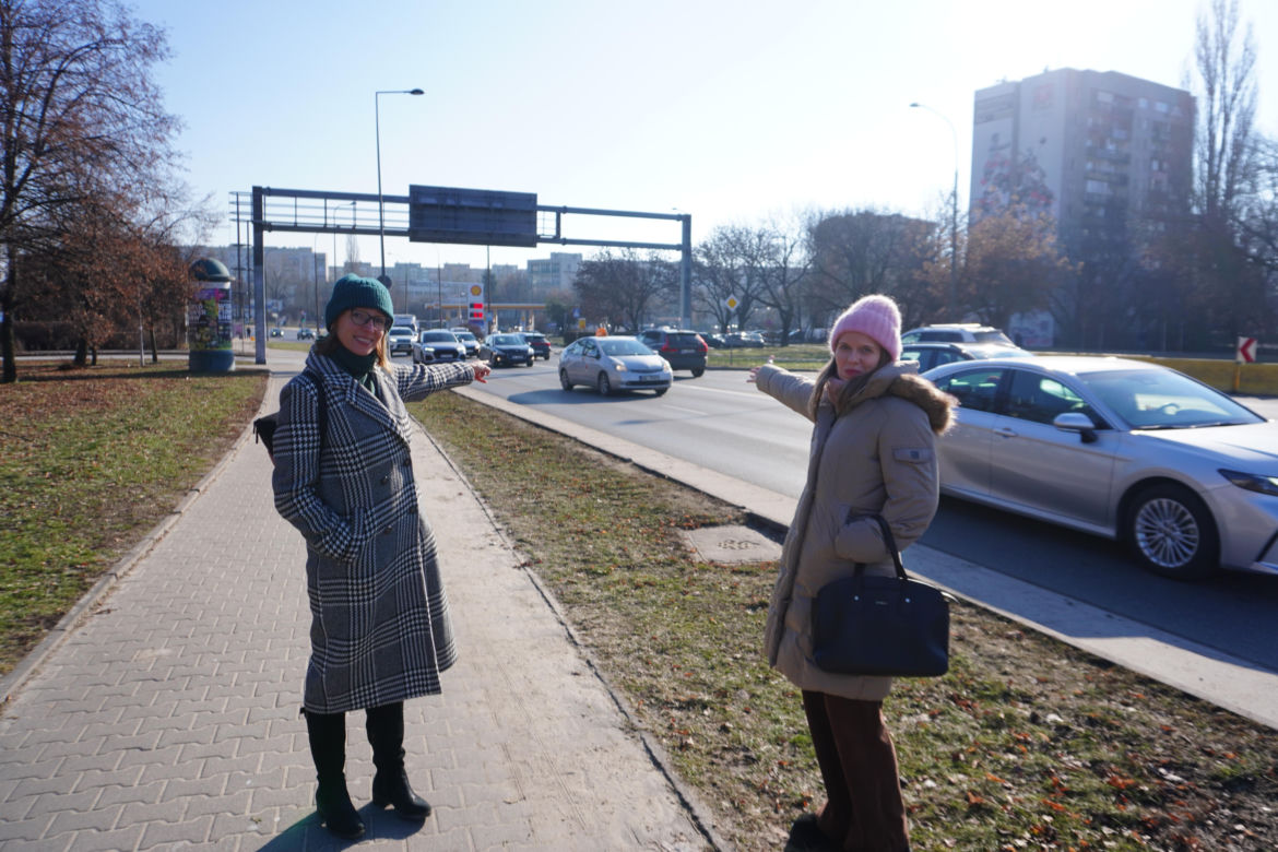 Agnieszka Popławska i Monika Kołacz z grupy Służewiec Wspólna Sprawa