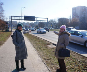 Agnieszka Popławska i Monika Kołacz z grupy Służewiec Wspólna Sprawa