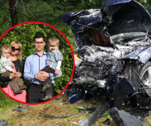Wypadek w Jamnicy. Pijany kierowca zabił dwie osoby. Rekonstrukcja