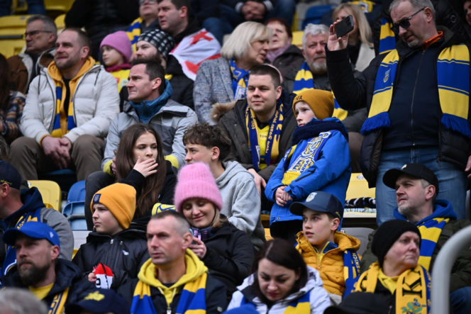 Arka Gdynia - Widzew Łódź: Zdjęcia kibiców i zawodników z meczu 25. kolejki PKO BP Ekstraklasy