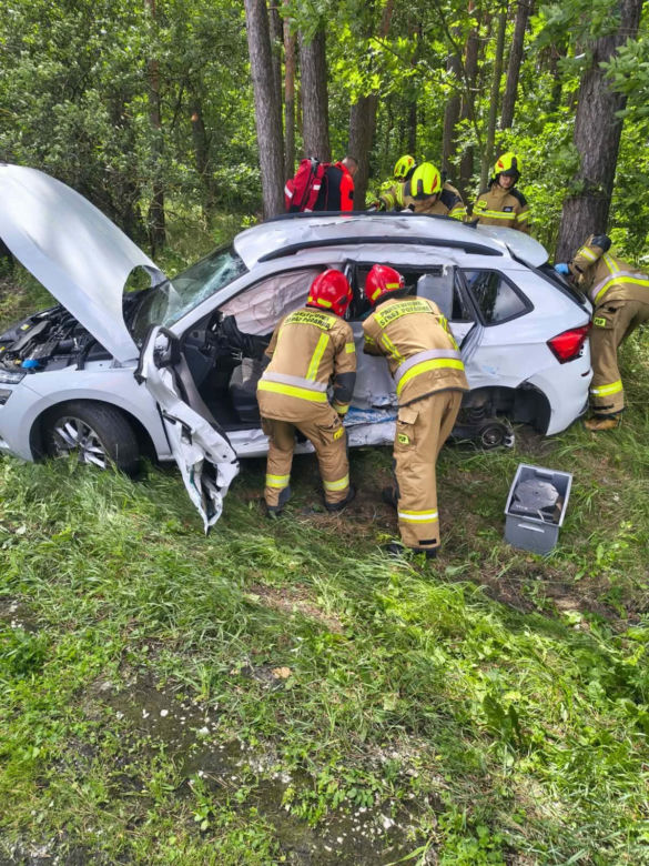 Wypadek na DK78 w Świętokrzyskiem