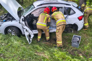 Wypadek na DK78 w Świętokrzyskiem