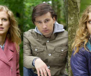 M jak miłość odcinek 1241. Franek (Piotr Nerlewski), Natalka (Marcjanna Lelek), Justyna (Olga Kalicka)