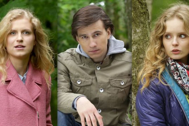 M jak miłość odcinek 1241. Franek (Piotr Nerlewski), Natalka (Marcjanna Lelek), Justyna (Olga Kalicka)