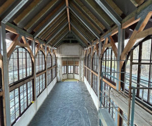 Pijalnia Dolnego Źródła w Świeradowie-Zdroju - zdjęcia z budowy i archiwalia