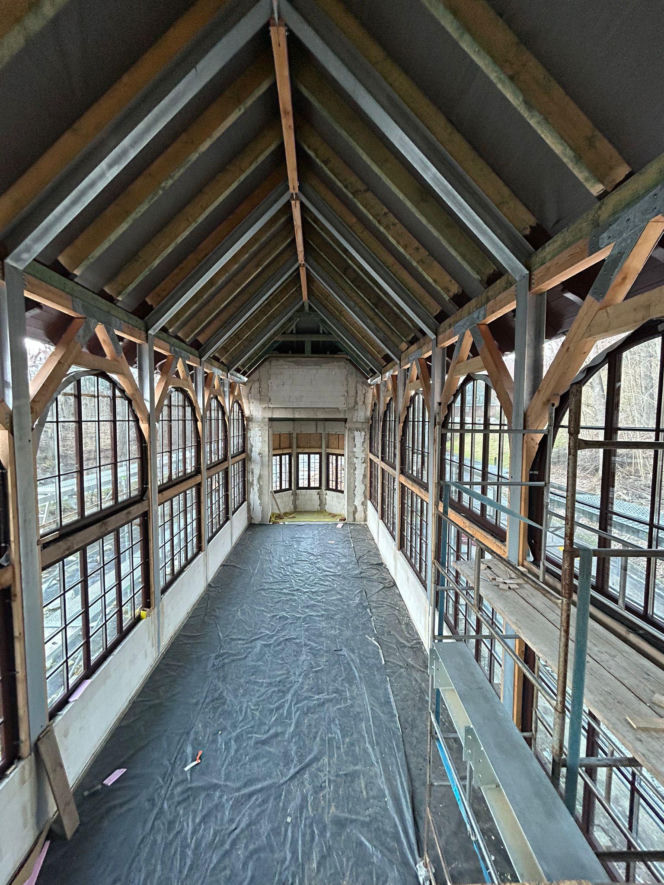 Pijalnia Dolnego Źródła w Świeradowie-Zdroju - zdjęcia z budowy i archiwalia