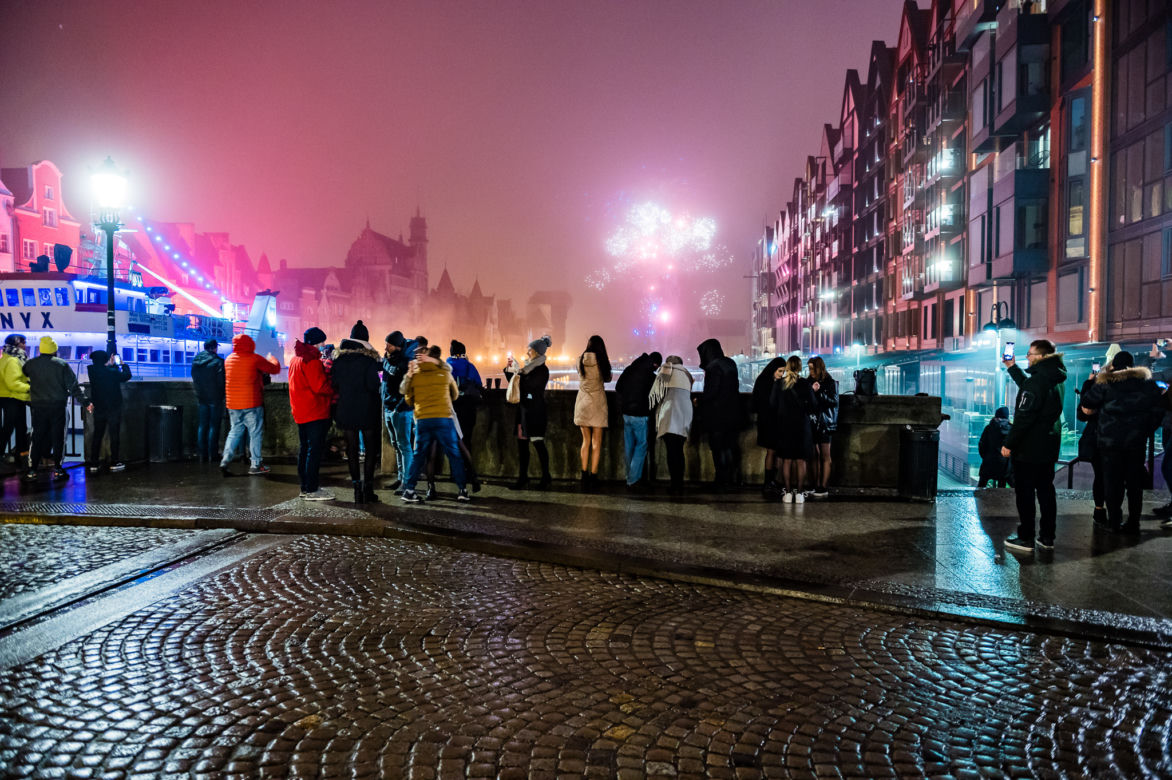 Sylwester 2020. Gdańsk opustoszał! ZIelony Most [ZDJĘCIA]