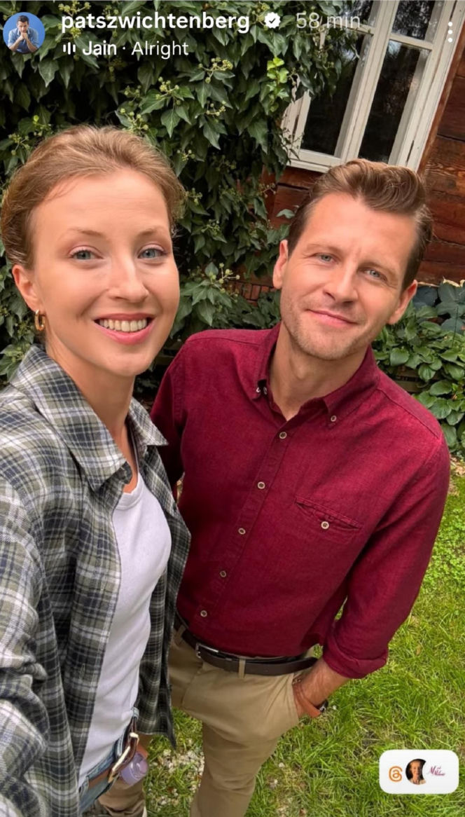M jak miłość nowy sezon. Natalka (Dominika Suchecka), Adam Karski (Patryk Szwichtenberg)